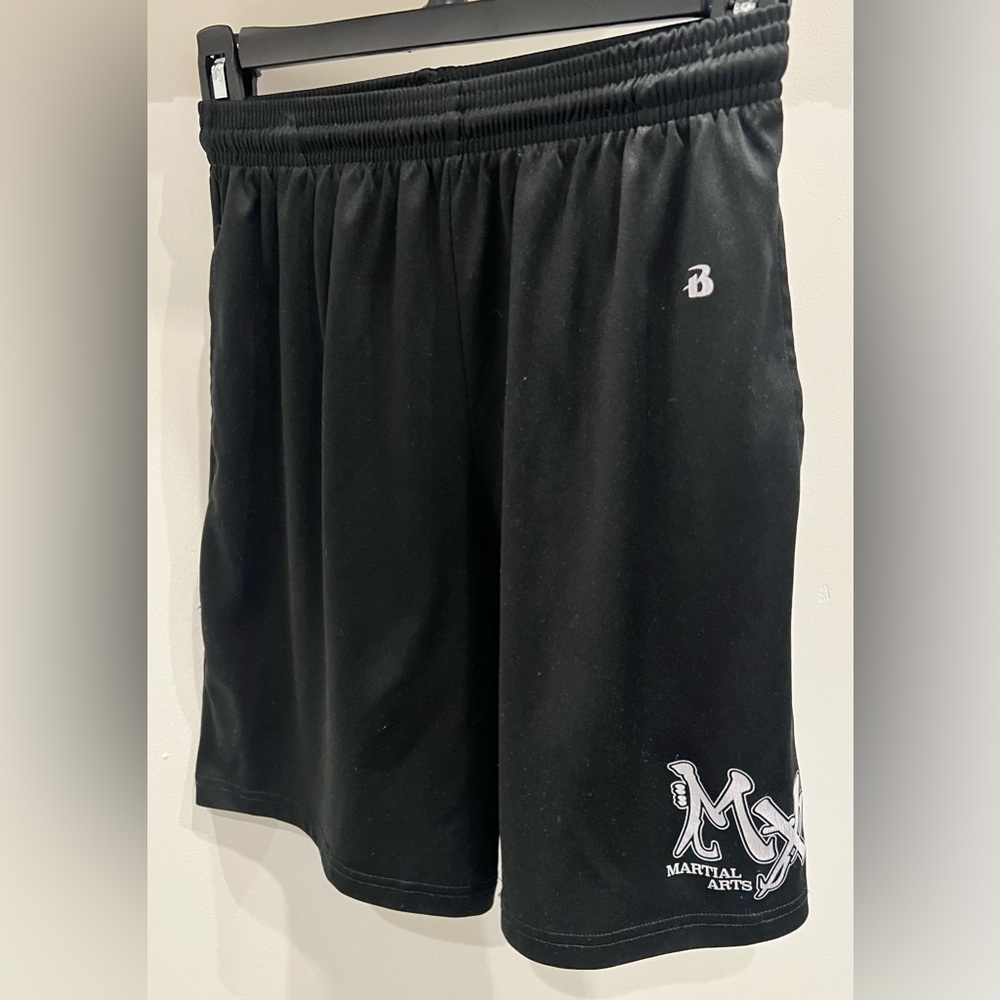 Boys “Badger” MX Martial Arts Black Shorts - M